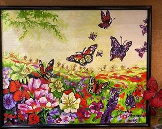 Butterflies original painting