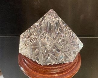 Waterford “diamond” paperweight
