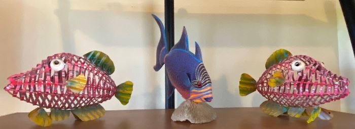Metal decorative fish