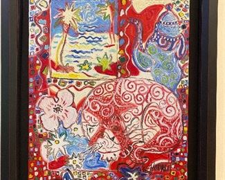Celiné Chourlet original painting
Frame: 24” x 30”, painting 16” x 24”