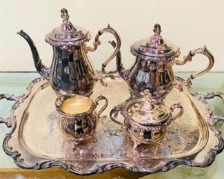 Silver tea set
