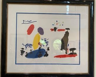 Pablo Picasso “Toros II” numbered serigraph, 1993
- comes with Certificate of Authenticity 275/500