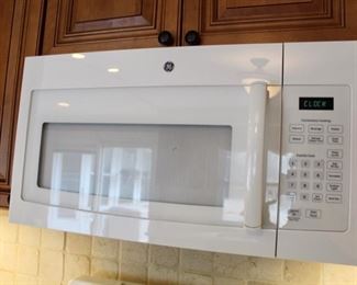 GE over the range microwave