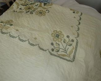 Hand quilted quilt