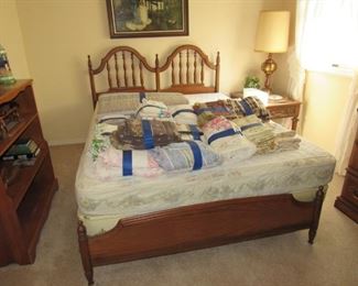 Queen size mid-century bed