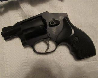 Smith & Wesson .38 hammerless revolver   See the rules regarding firearm purchases under the terms and conditions tab of this listing.  GUNS WILL NOT BE DISCOUNTED
