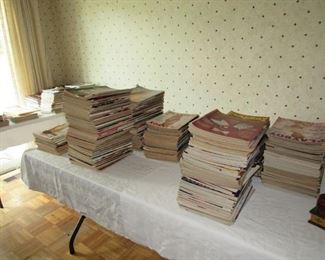 Playboy magazines- dating back to the 60's. These will be sold in bundles.