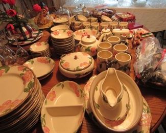 Franciscan Desert Rose dishes- Over 100 pieces