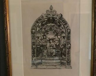 religious framed print