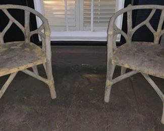 faux bois chairs