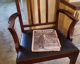 Cool Antique Chair with Wide Seat