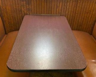 Wall mounted booth tables (10)
42"x26"