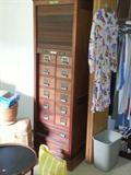 tall roll top file cabinet