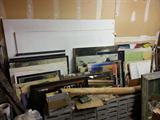 All novice oil paintings throughout house "make offer"