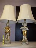 Venetian Figurine Boy and Girls lamps