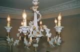 Carved Painted Chandelier