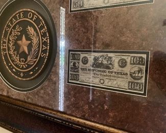 COMMEMORATIVE STATE OF TEXAS NOTES, ART