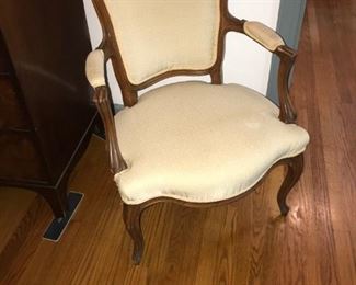 Louis XV style fauteuil (open arm chair)