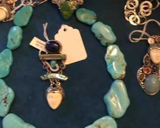 Turquoise and Bali items