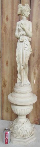 Lady Statue w/Pedestal - Made in Greece