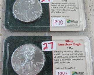 Silver Eagles - More Not Shown