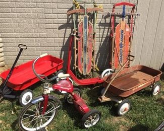 Old outdoor toys.