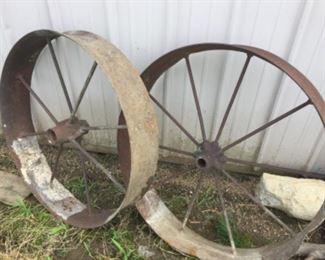 Iron wheels