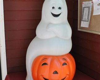 Empire happy ghost and Jack O'L. Works! $68.00 About 3 feet high.