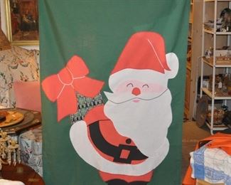 Christmas flag, $10.00... 4'?