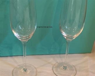 Tiffany & Co Champagne Flutes 