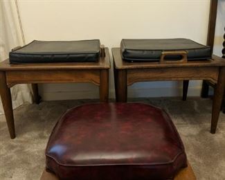 Single Ottoman & Pair by Ethan Allen and Basset