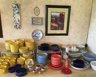 Various Colors, Blues, Pink and Red Fiesta
