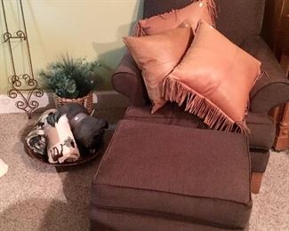 Excellent Chair and ottoman