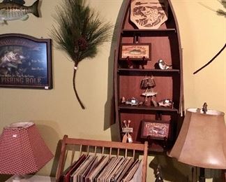 Canoe Wood Shelf unit.