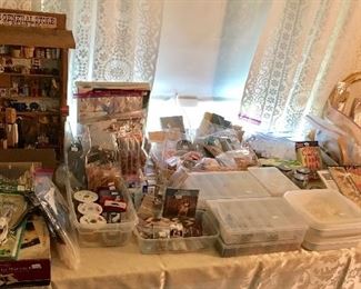 Sewing and crafting supplies