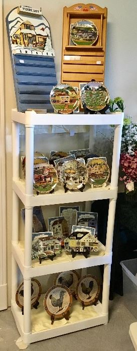Vintage High End Collector Calendar plates