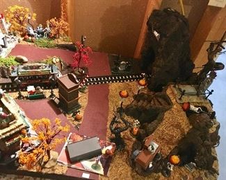 Department 56 Halloween Display decor