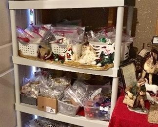 Vintage and modern Christmas Collectibles.
