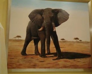 6' x 6' oil painting
