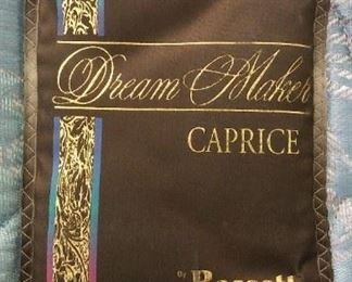 Twin Bed set complete w mattress, (firm) and boxspring, and steel frame.  Asking only $60.