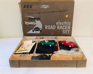 1960’s Marx Sears Allstate elec. road racer set #9950