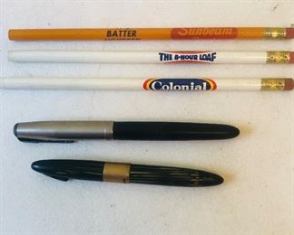 Vintage pens and pencils