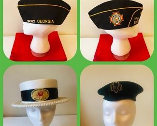 Vintage Garrison Cap
Vintage Bulldog hat
1940’s to 1960’s Girl Scout green wool beret