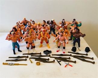 Titan 1991 WWF Hasbro figures