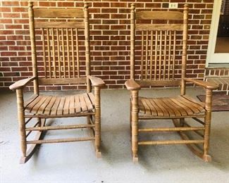 Pair of porch rockers