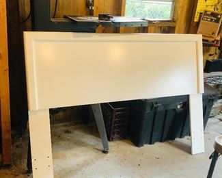 Full size head board with frame