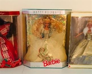 Holiday Barbie’s 