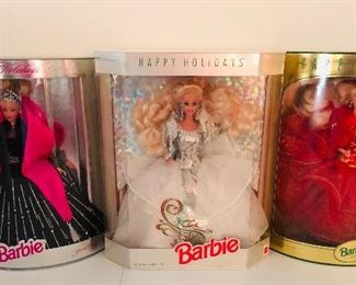 Holiday Barbie’s 