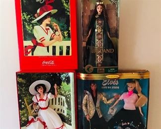Coca Cola, Ireland and Elvis on stage Barbie’s 