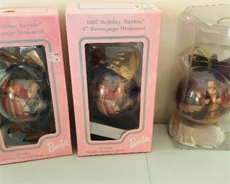 Barbie Christmas ornaments 